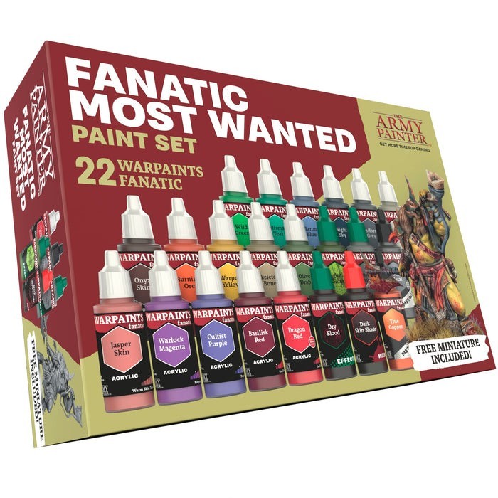 The Army Painter: Warpaints Fanatic Most Wanted Set Combo NIB Sealed