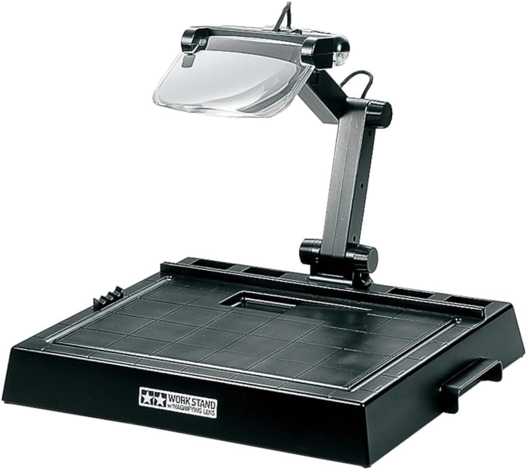 Tamiya No. 64 Work Stand with Lens for Plastic Model Kits 74064