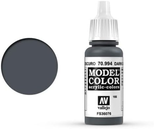 Versatile Dark Grey Acrylic Paint with Brush – Perfect for Intricate Detailing