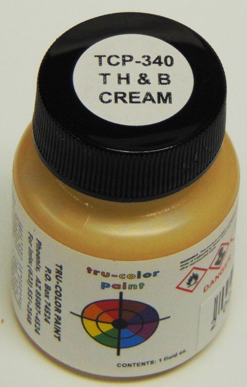 Tru-Color Paint TCP-340 TH&B Toronto, Hamilton & Buffalo Cream 1oz Bottle