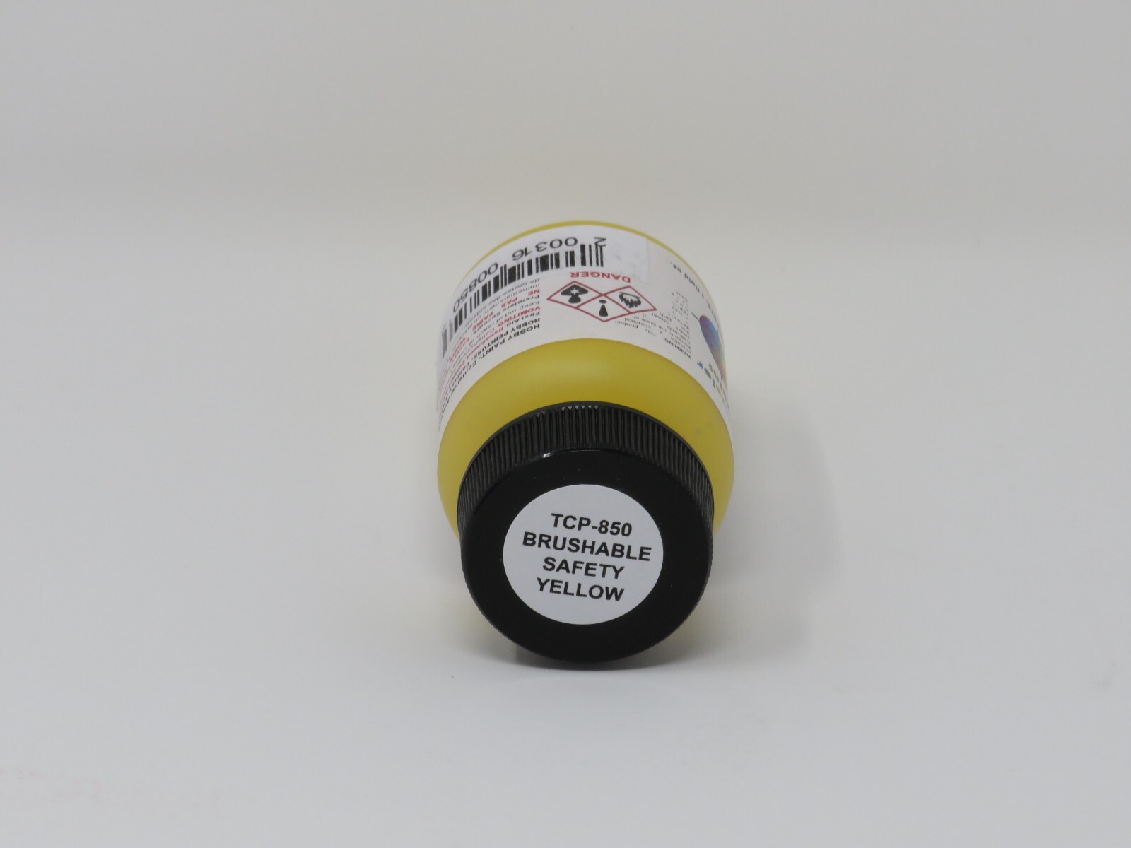 Tru-Color Paint 850 Safety Yellow Flat Brushable Model Railroad Color 1 oz