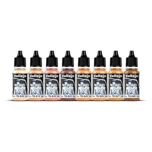 Vallejo – Model Color Face & Skin Tones Set | Modeling Acrylic Paints