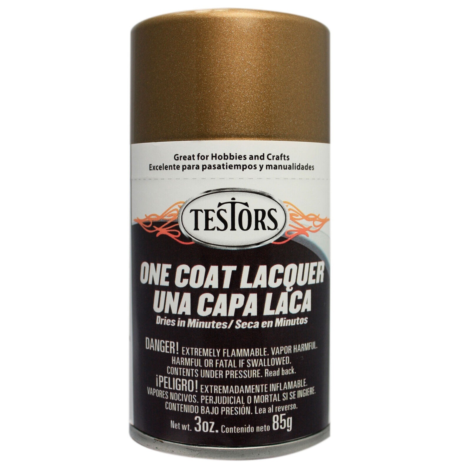 Testors One Coat Bronze Extreme Lacquer Spray 3 oz