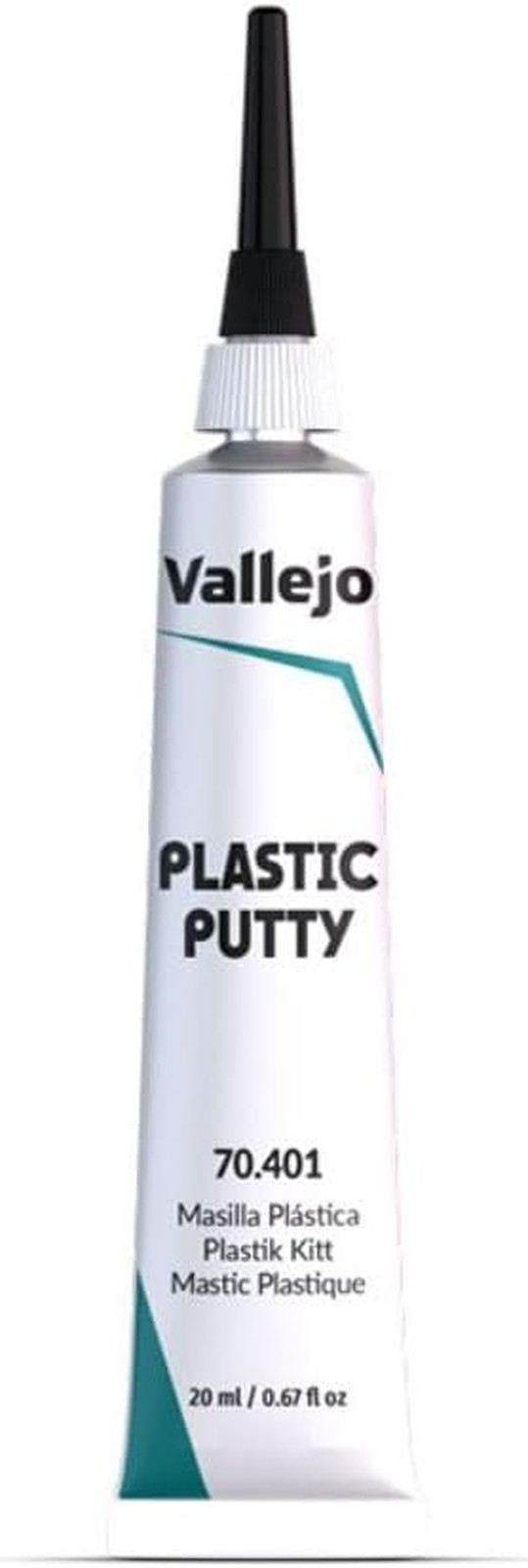 – Plastic Putty 20 Ml (0.67 Fl.Oz.) | White, Opaque, Consistent Finish