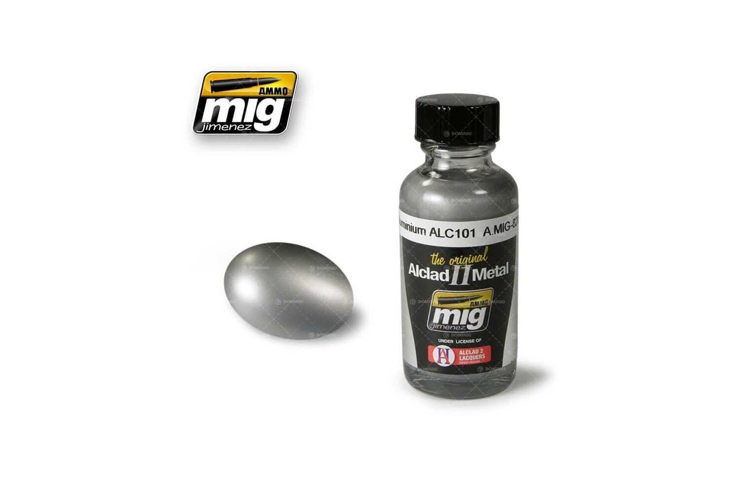 Ammo Mig Aluminium Alclad Metallic Paint ALC101 30ml