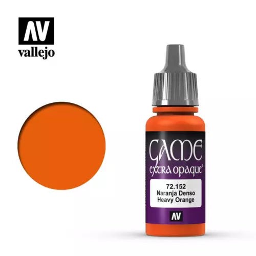 Vallejo Game Colour Fantasy Extra Opaque 17ml – 72.152 Heavy Orange