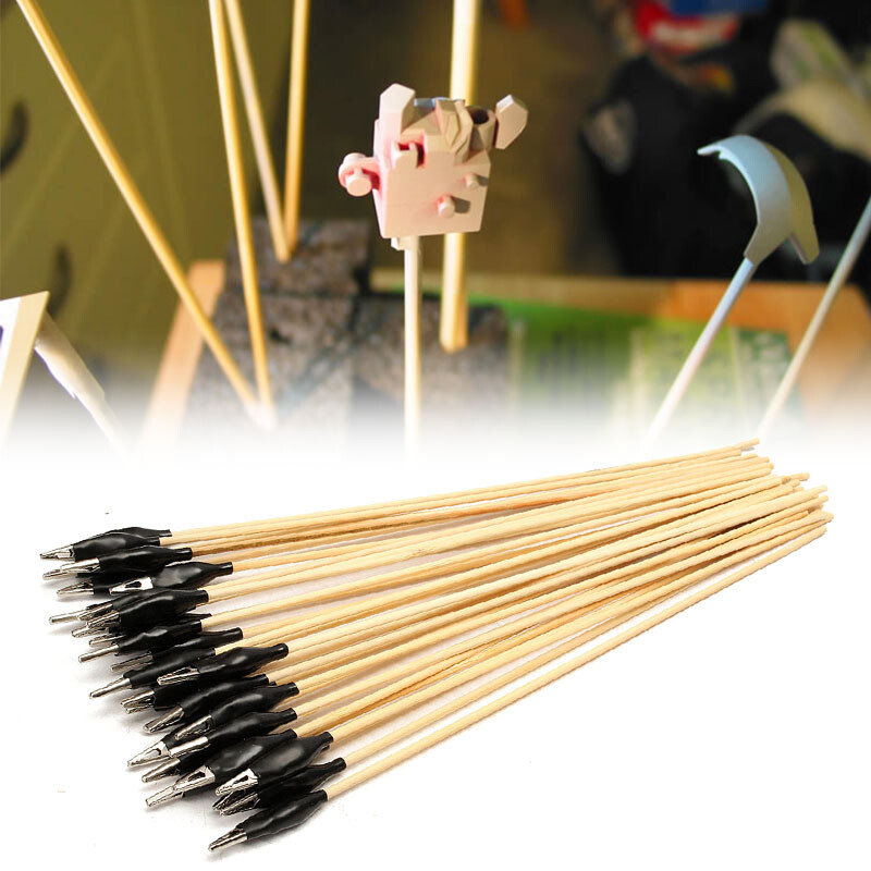 30 / 60 PCS Modeler Tool Kit Sprayed Parts Holding Sticks for Gundam Car Model