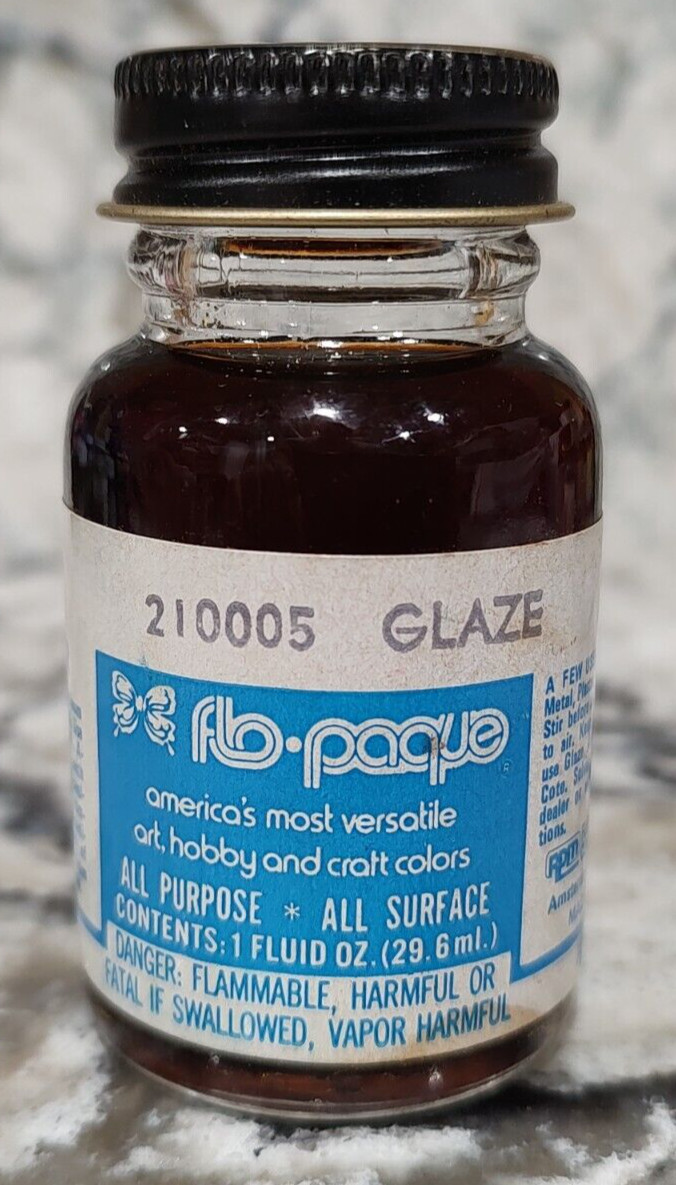 FLOQUIL FLO-PAQUE COLORS MODEL PAINT 1oz 1 OUNCE – GLAZE