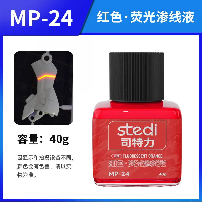 Stedi MP-24 Fluorescent Model Panel Line Accent Color 40g – Red