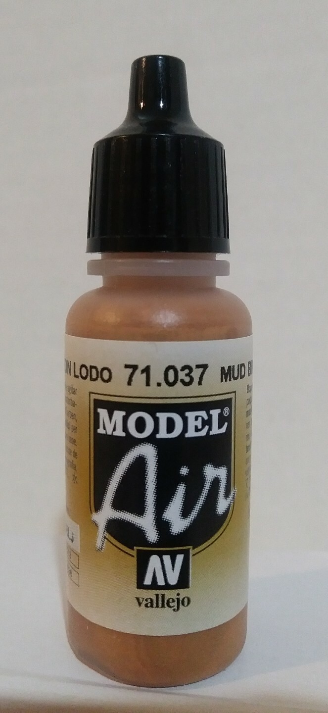 Vallejo Model Air 71.037, Mud Brown 17ml.