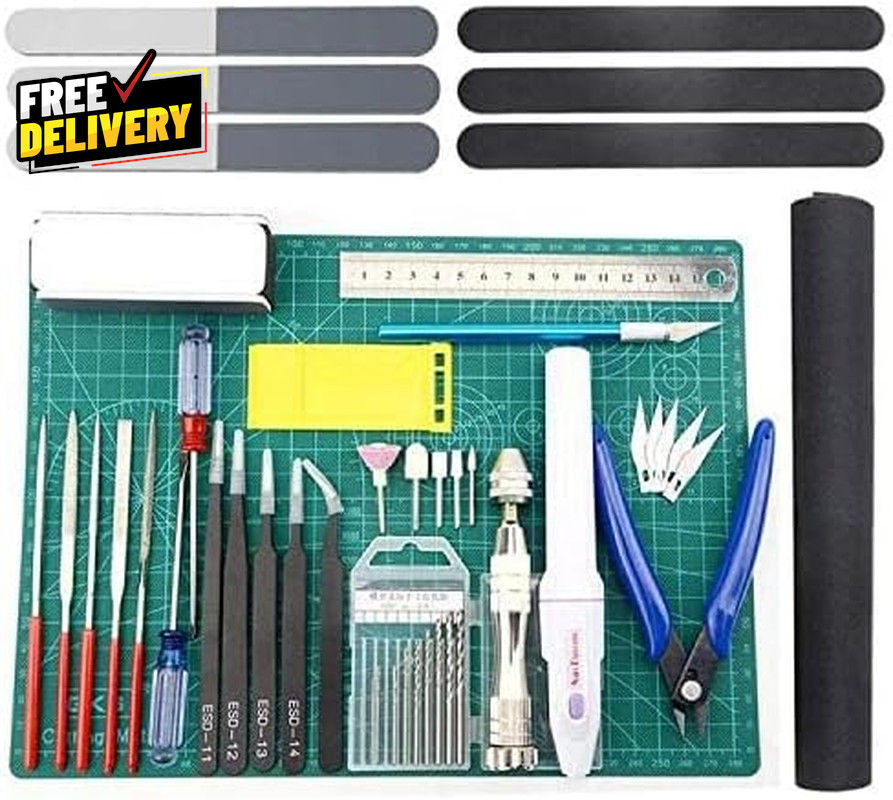 Professional 33 PCS Model Tools Kit Modeler Basic Tools Craft Set Hobby Bui…..