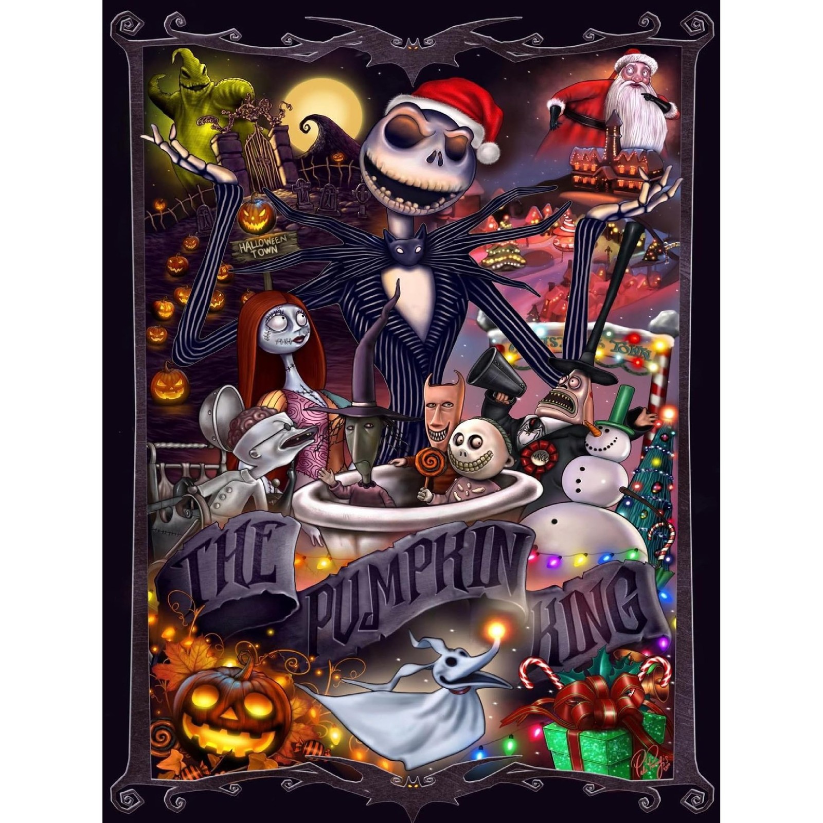 Halloween Diamond Art Kits for Adults,Diamond 12×16 inch, diamond art-26-02