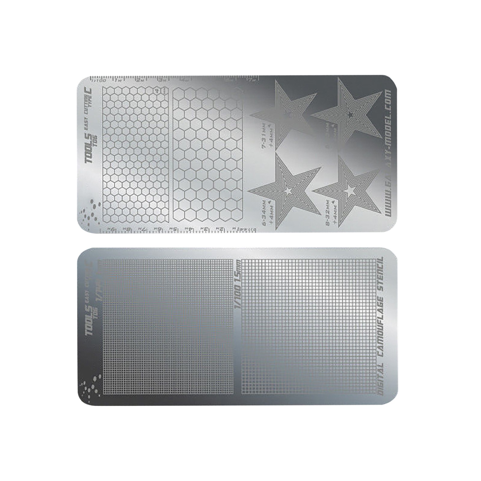 T06A03 Stainless Steel Masking Sheet Easy Cutting Type Board Hobby Tools Add