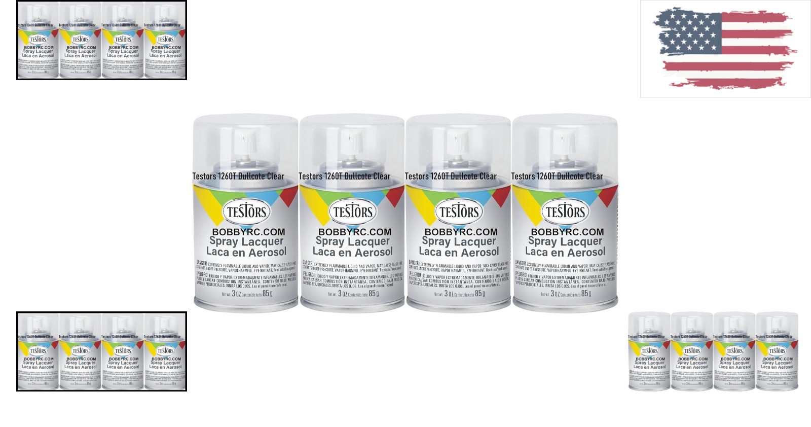 Versatile 4-Pack White Gloss Paint 3 oz – Interior/Exterior Use, Quick Dry