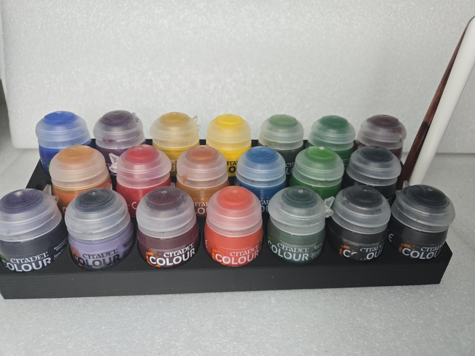 20 pot Paint Rack – For 34mm Paint Pots (GW, Citadel, 40k)