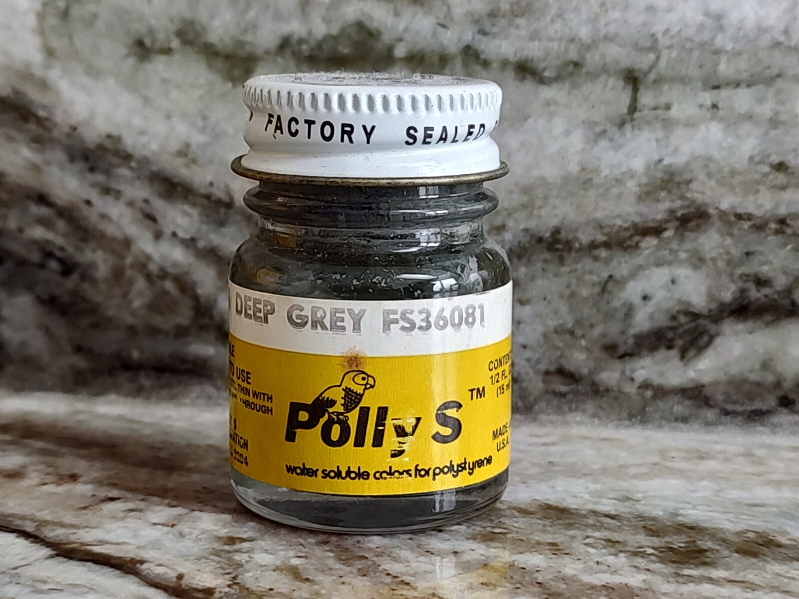 FLOQUIL POLLY S MODEL PAINT .5oz .5 OUNCE – DEEP GREY