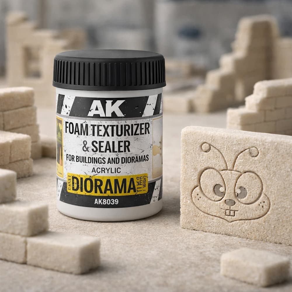 AK Interactive Diorama Acrylic Texture Effects🍯Model Kit Miniature Basing Paste