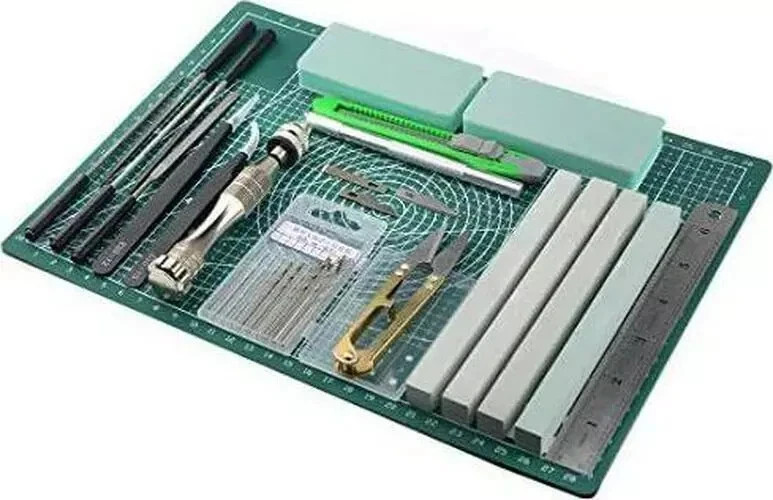 Professional 25 PCS Model Tools Kit Modeler Basic Tools Craft Set Hobby Building