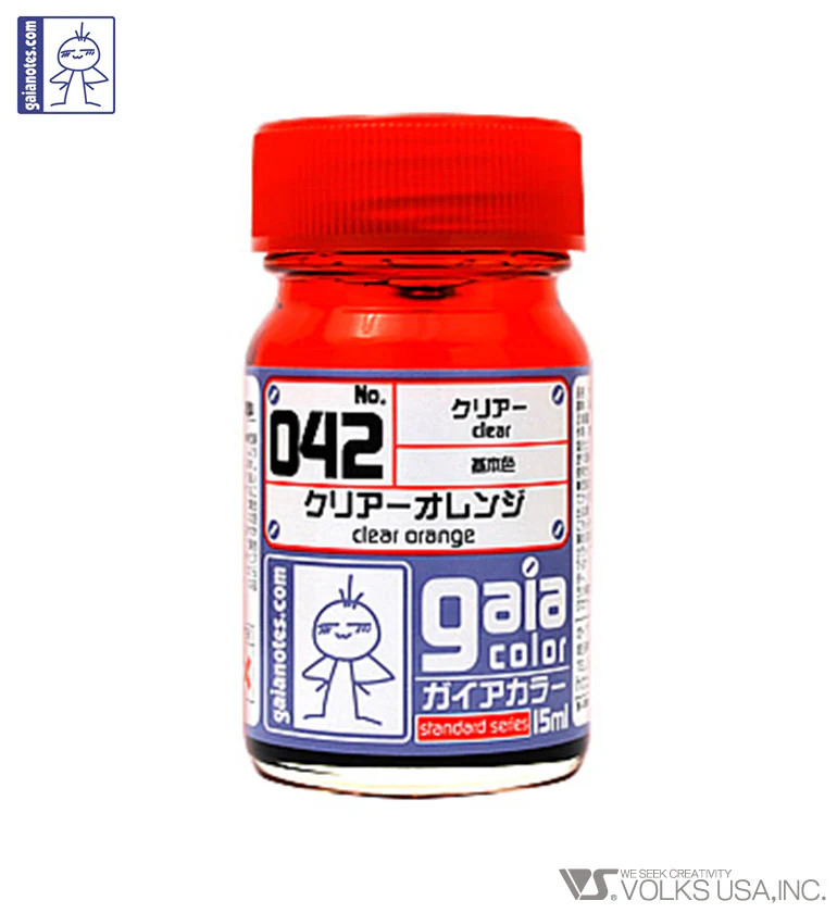 Gaia Color Lacquer GC042 Clear Orange 15ml