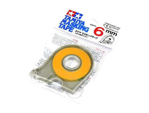 2x Tamiya Model Paints & Finishes Masking Tape (Width 6mm) 87030 CA522