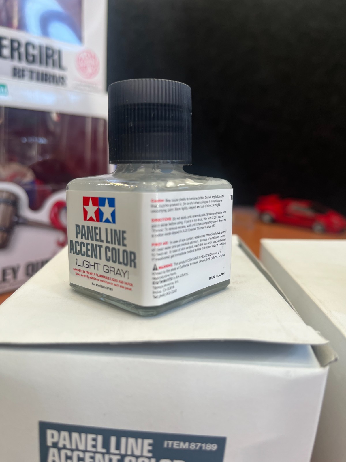 Tamiya Panel Line Accent Color — Light Gray (USA Seller)