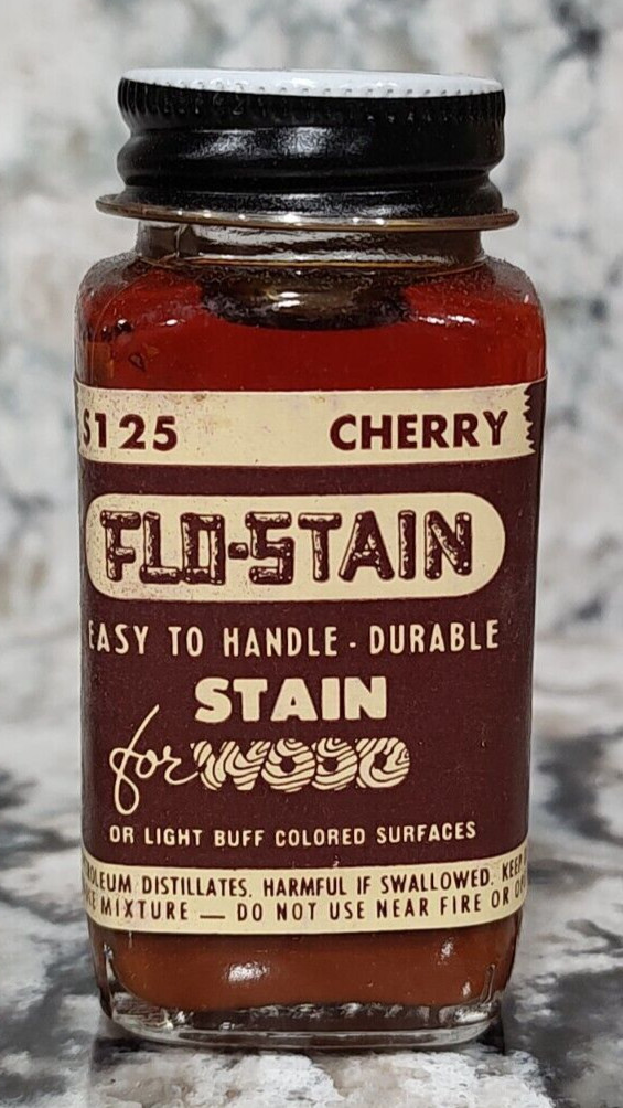 FLOQUIL FLO-STAIN for WOOD MODEL PAINT / STAIN – 1 1/5 oz OUNCE – S125 CHERRY