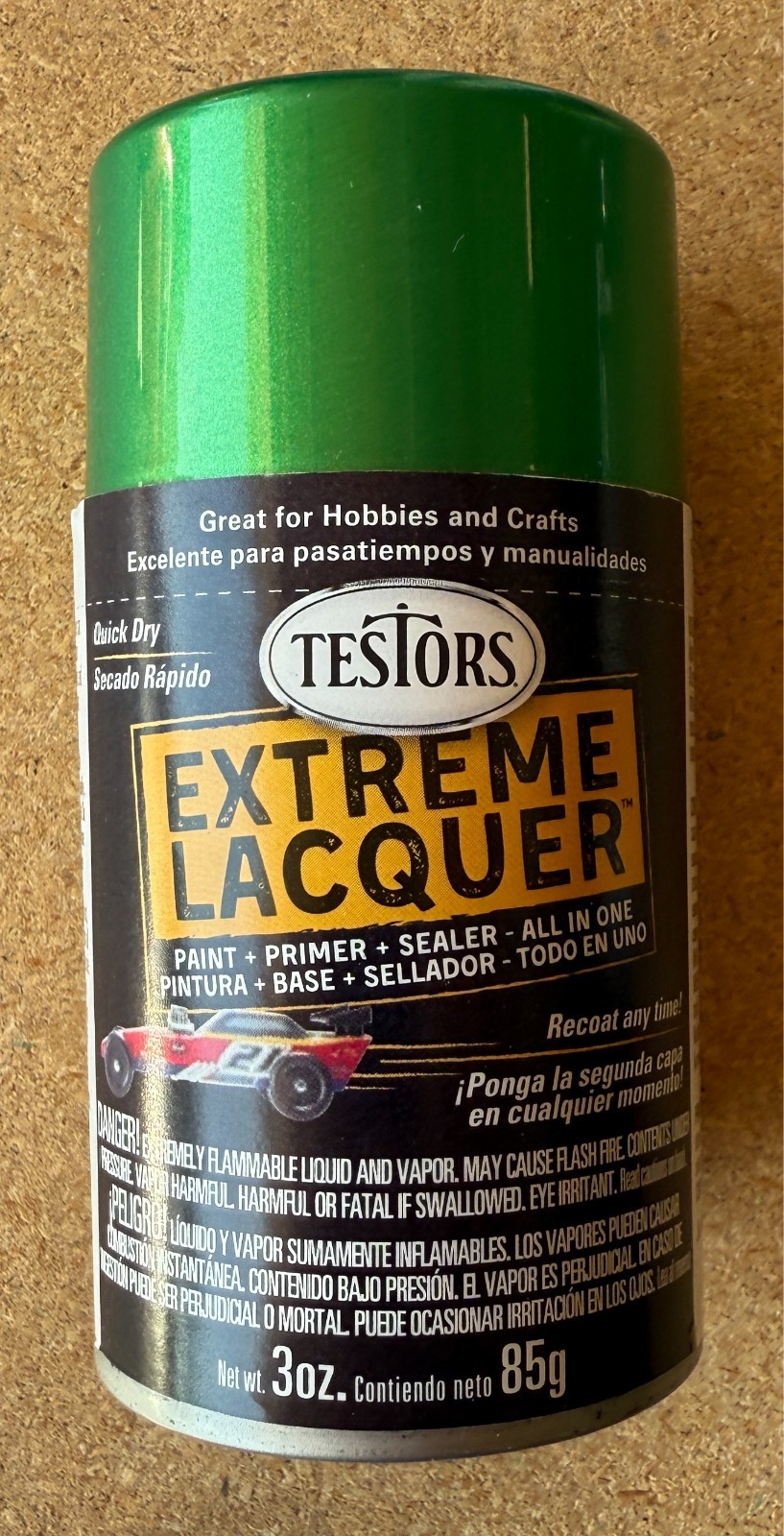Testors Extreme Lacquer One Coat Lacquer and Enamel Spray Cans