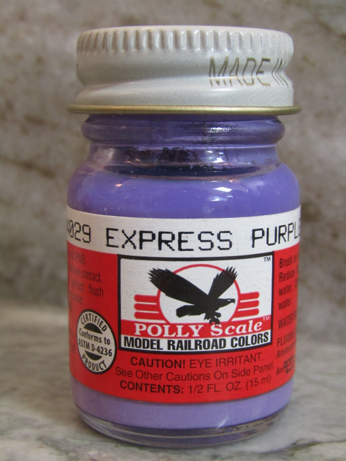 FLOQUIL POLLY SCALE MODEL and RAILROAD COLORS PAINT .5oz OUNCE – EXPRESS PURPLE