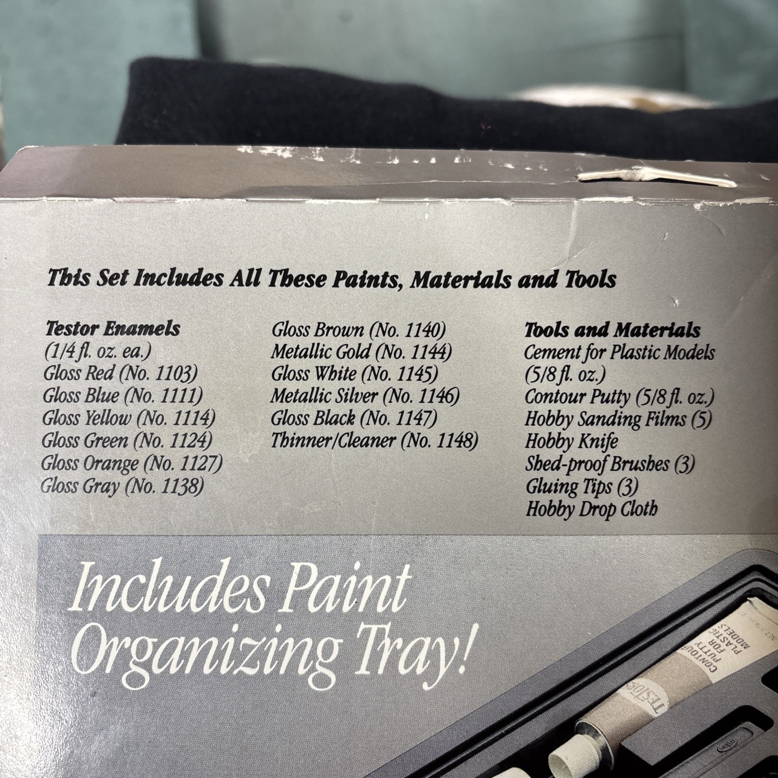 Gloss Finish Enamel Paint Set, Model Number: 9161