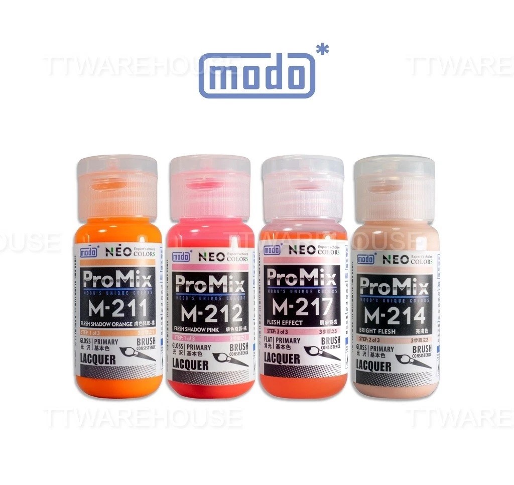 [US] NEW modo NEO Pro Mix Girl’s Skin Colors Paint SET (M-211 M-212 M-214 M-217)
