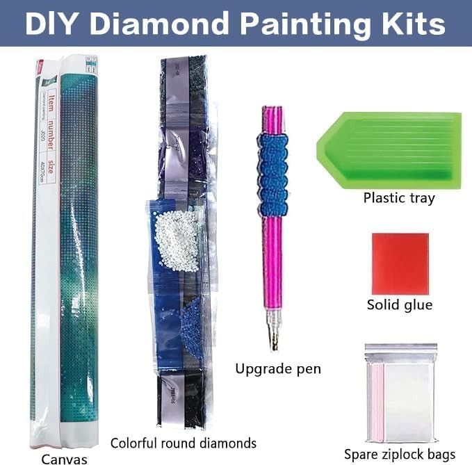 Turtle Diamond Art Kits for Adults-5D Diamond Painting 12x16inch | Beginner Full