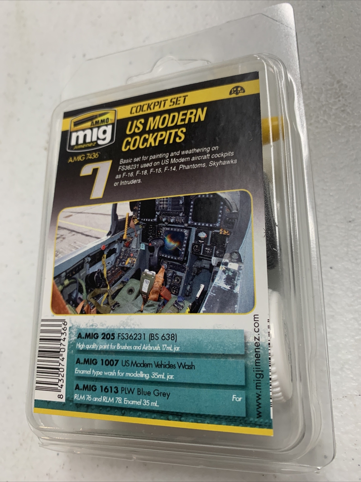 Mig Ammo #7436 US Modern Cockpit Colors Set