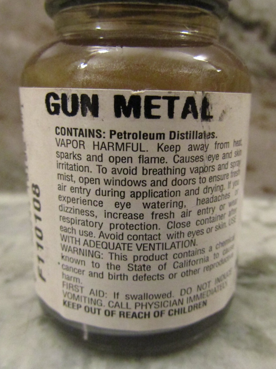 FLOQUIL RAILROAD COLORS MODEL PAINT – 1oz 1 oz OUNCE – GUN METAL