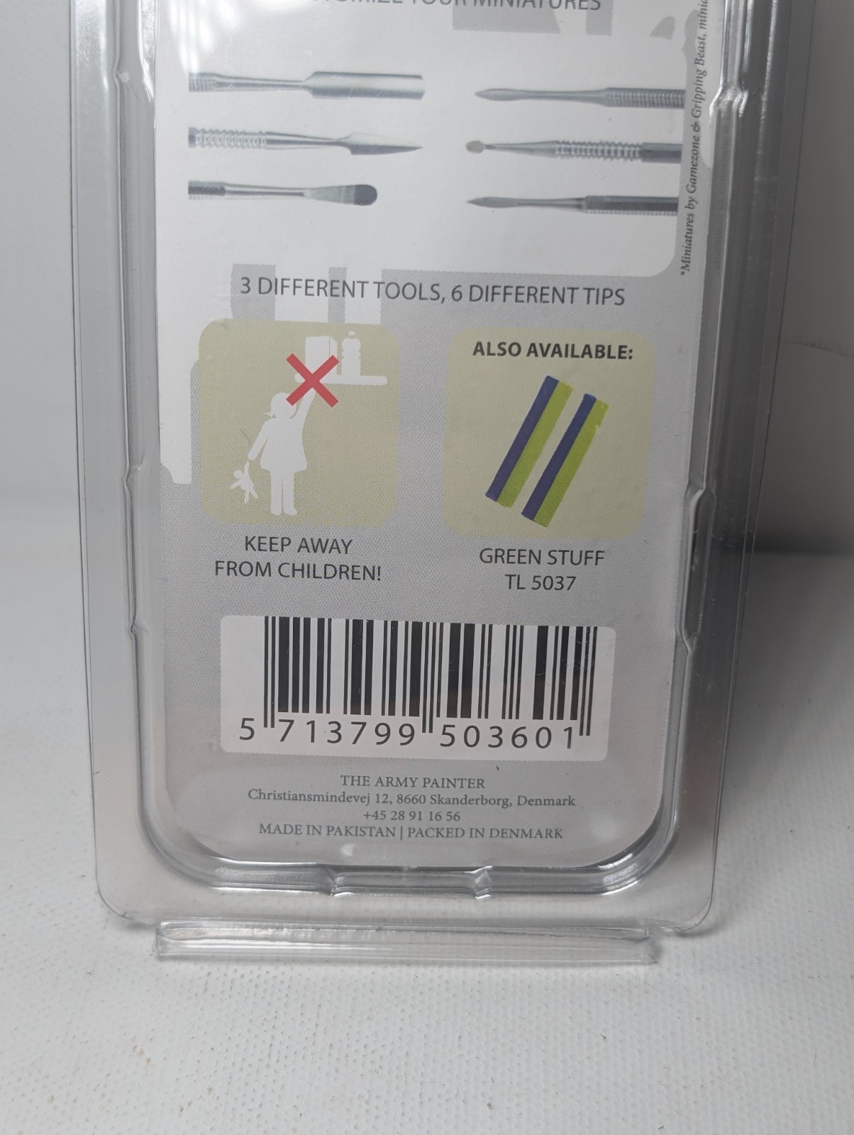 The Army Painter Sculpting Tools TL5036 Miniature Model Hobby Tools 3pc Set