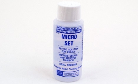 Microscale 1 Micro Set Solution – 1oz. bottle (Decal Setting/Remover)
