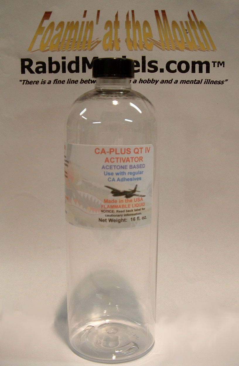 Acetone-based Accelerator/Kicker/Activator BIG 16 oz refill bottle – for CA Glue