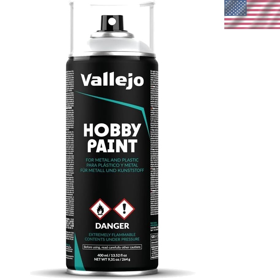 Hobby Paint Spray Primer 400ml – Fast-Drying Matte Finish for Model Painting