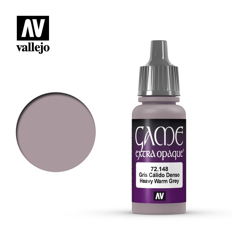 HEAVY WARMGREY Vallejo Game Color EXTRA OPAQUE 72.148 (17 ml/0.57 oz bottle)