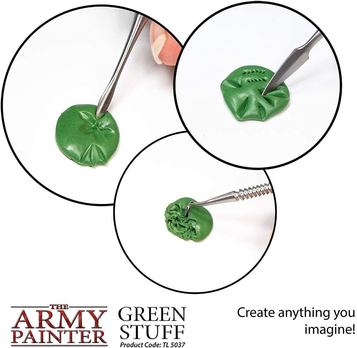 Green Stuff, 2 Part Modelling Compound, 20 cm, 25 g, Mouldable Putty for Mini…