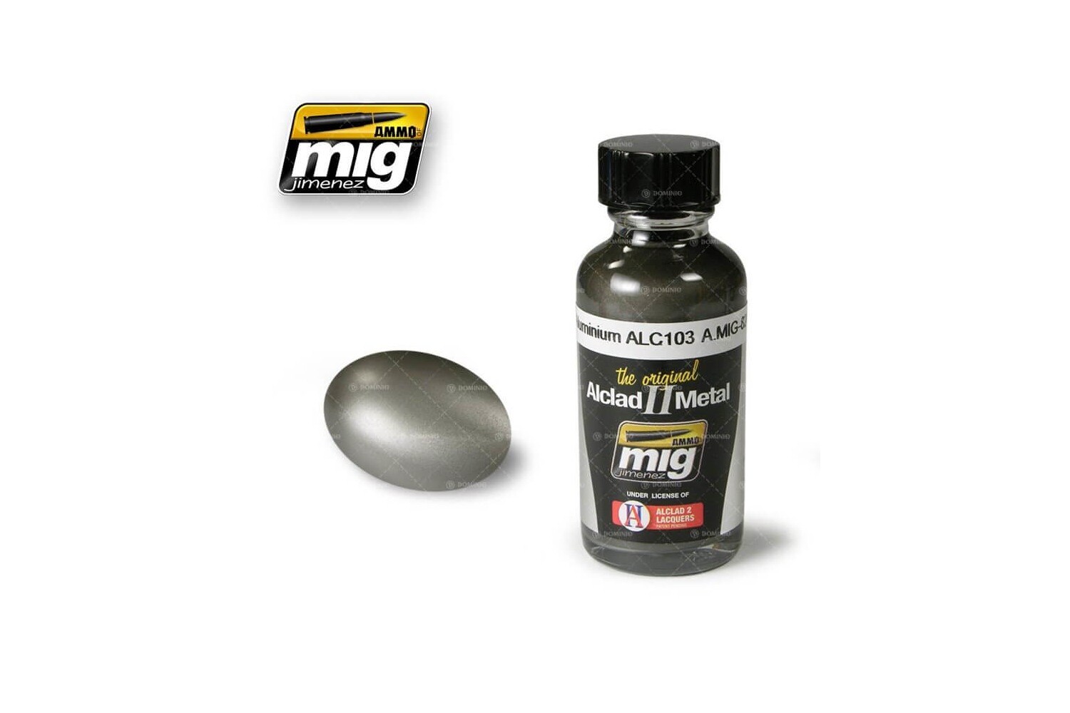 Ammo Mig Dark Aluminium Alclad Metallic Paint ALC103 30ml