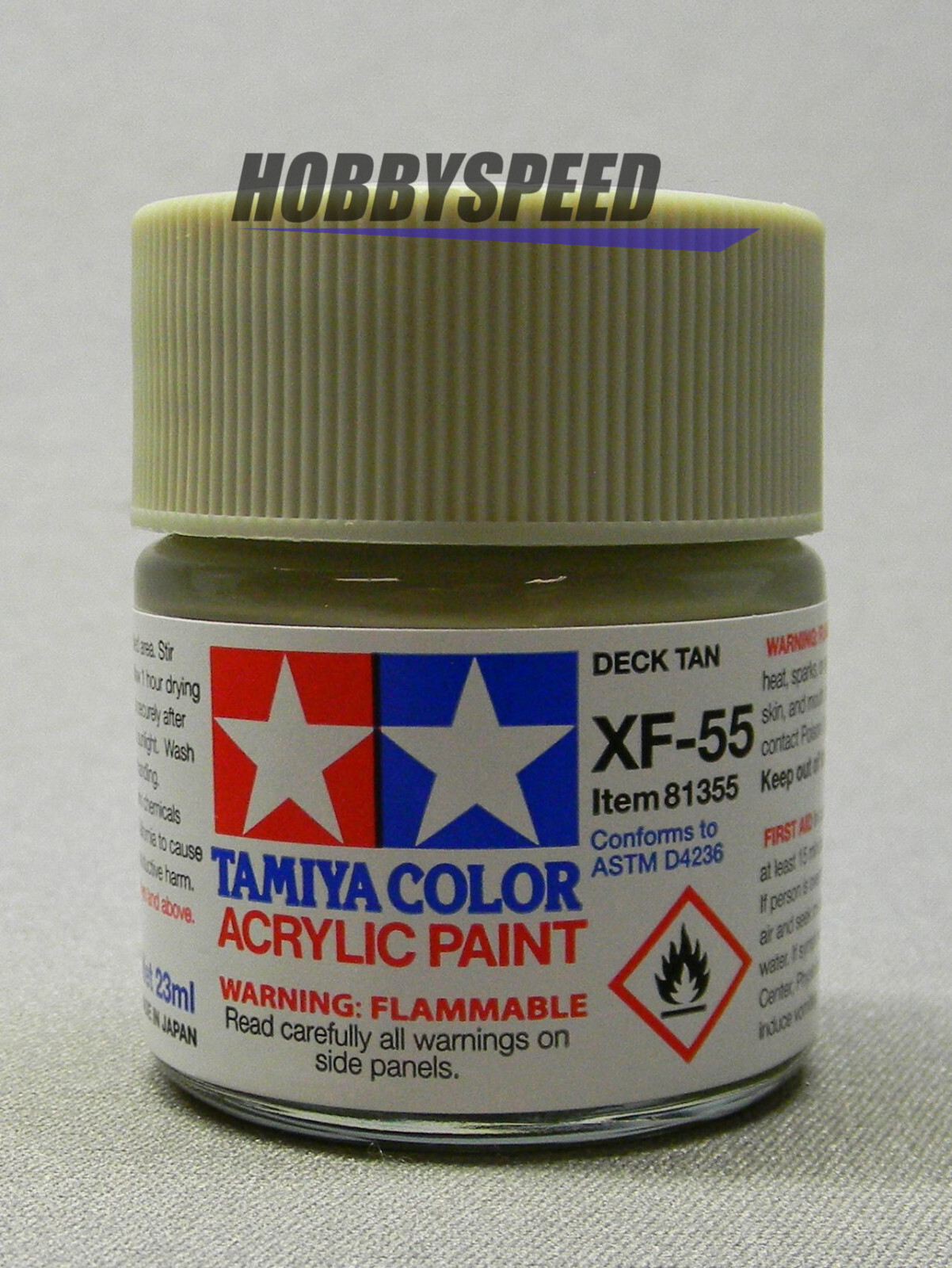 TAMIYA XF-55 ACRYLIC PAINT DECK TAN 23ml bottle model scenery TAM81355 NEW