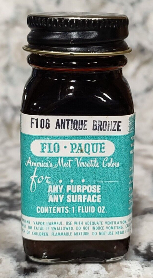 FLOQUIL FLO-PAQUE COLORS MODEL PAINT 1oz 1 OUNCE – F106 ANTIQUE BRONZE