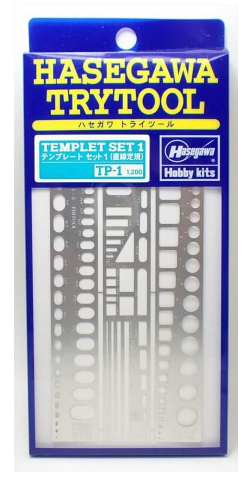 Hasegawa Japan Try Tool template set straight plastic model tool TP1