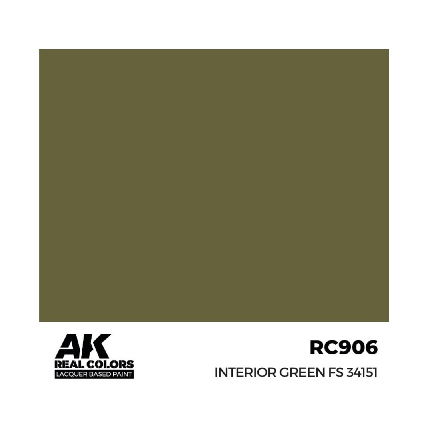 Paint – Real Color, Dropper Bottles AK-Interactive Interior Green FS 34151 New