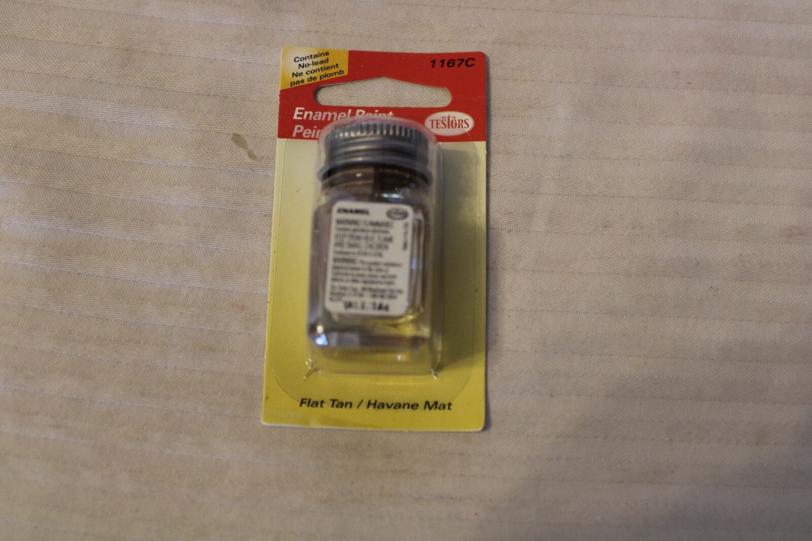 Testors Enamel Paint, Flat Tan #1167 BNOS 1/4 oz. Bottle BNOS