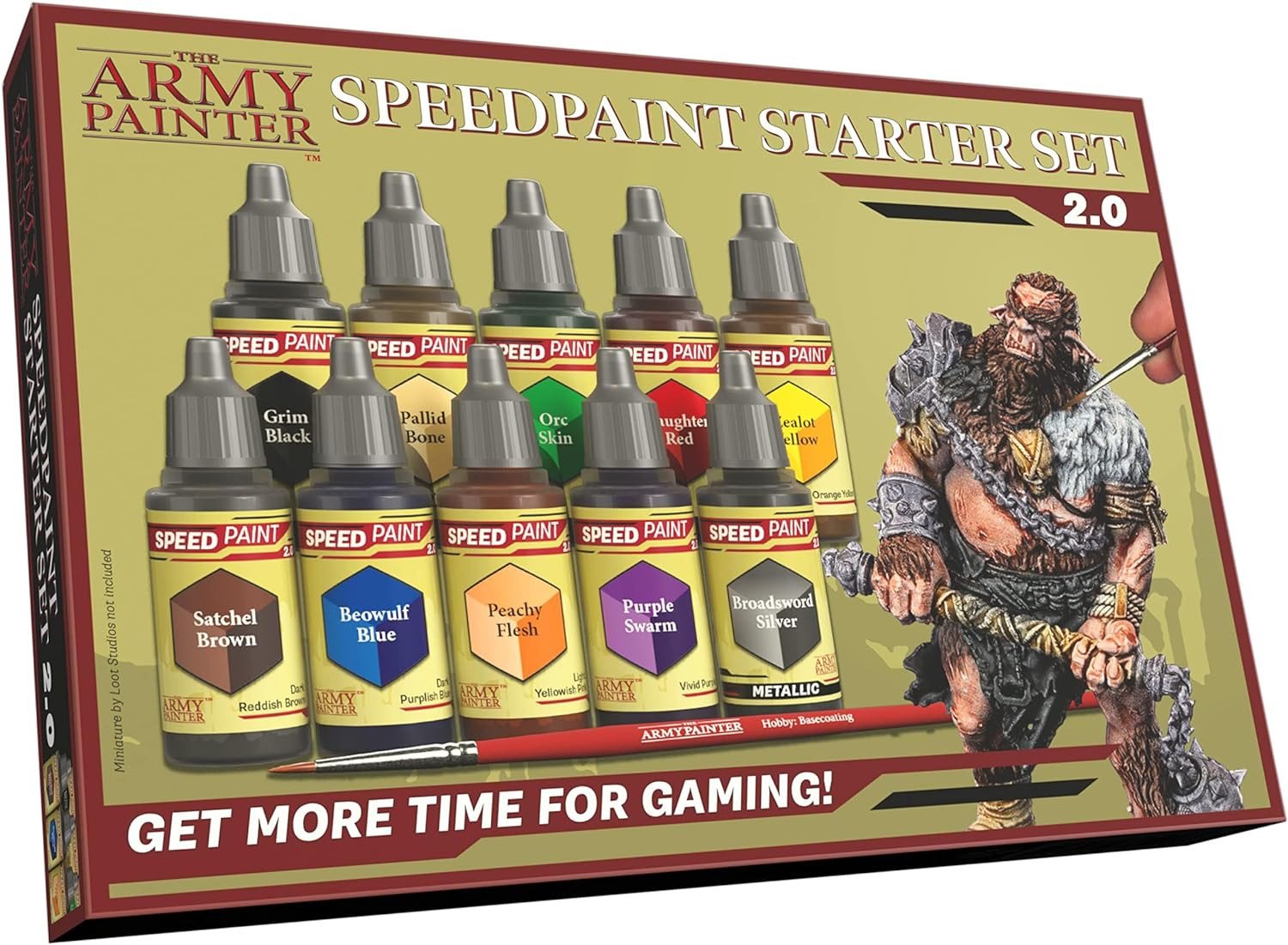 , Speedpaint 2.0 Starter Paint Set, 10 X 18 Ml Acrylic Contrast Paints Incl. 1 B