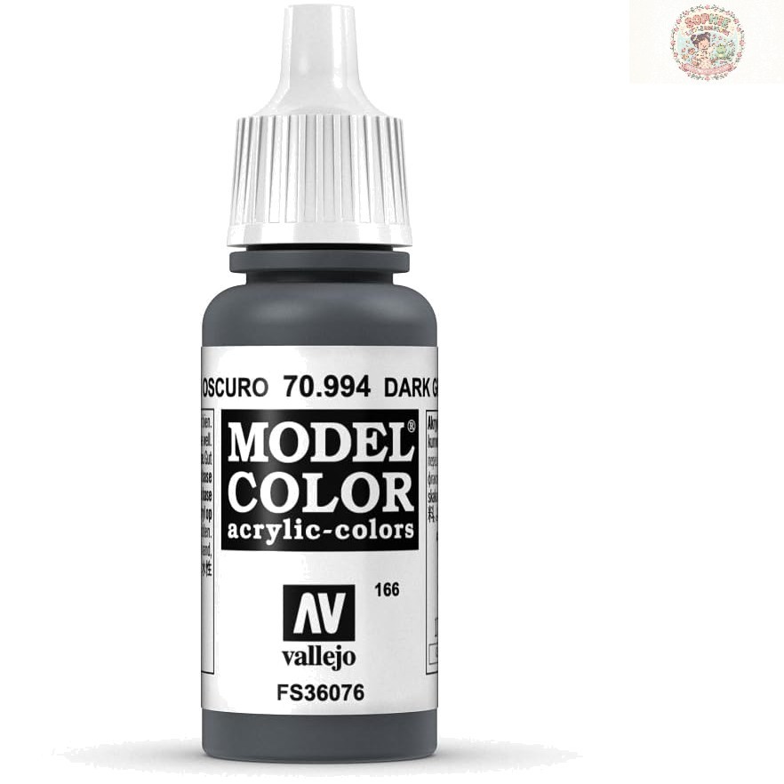 Versatile Dark Grey Acrylic Paint with Brush – Perfect for Intricate Detailing