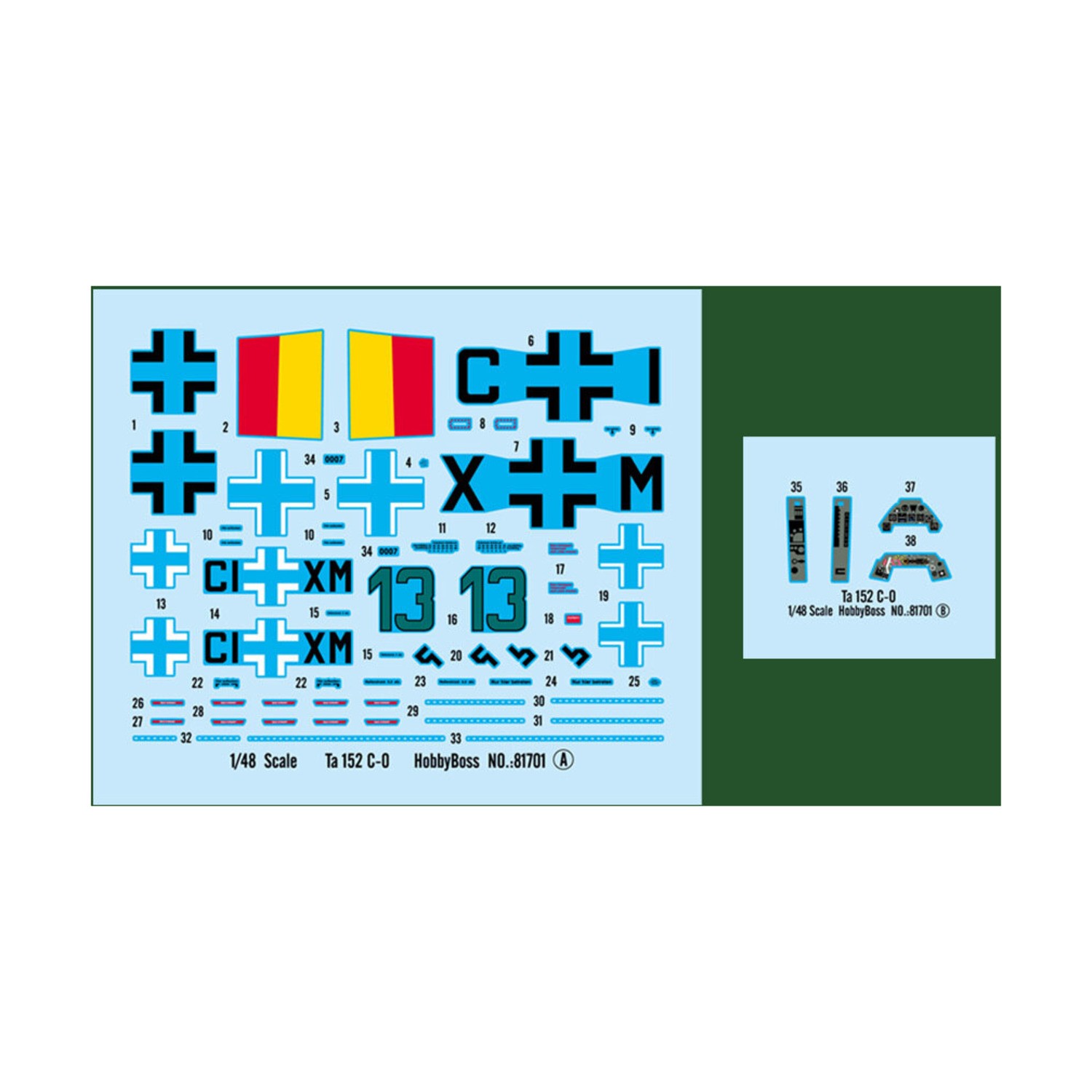 Hobby Boss Model Kit Ta 152 C-O (WWII) SW (New)