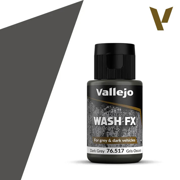 Vallejo Wash 76.517 Dark Grey 35ml