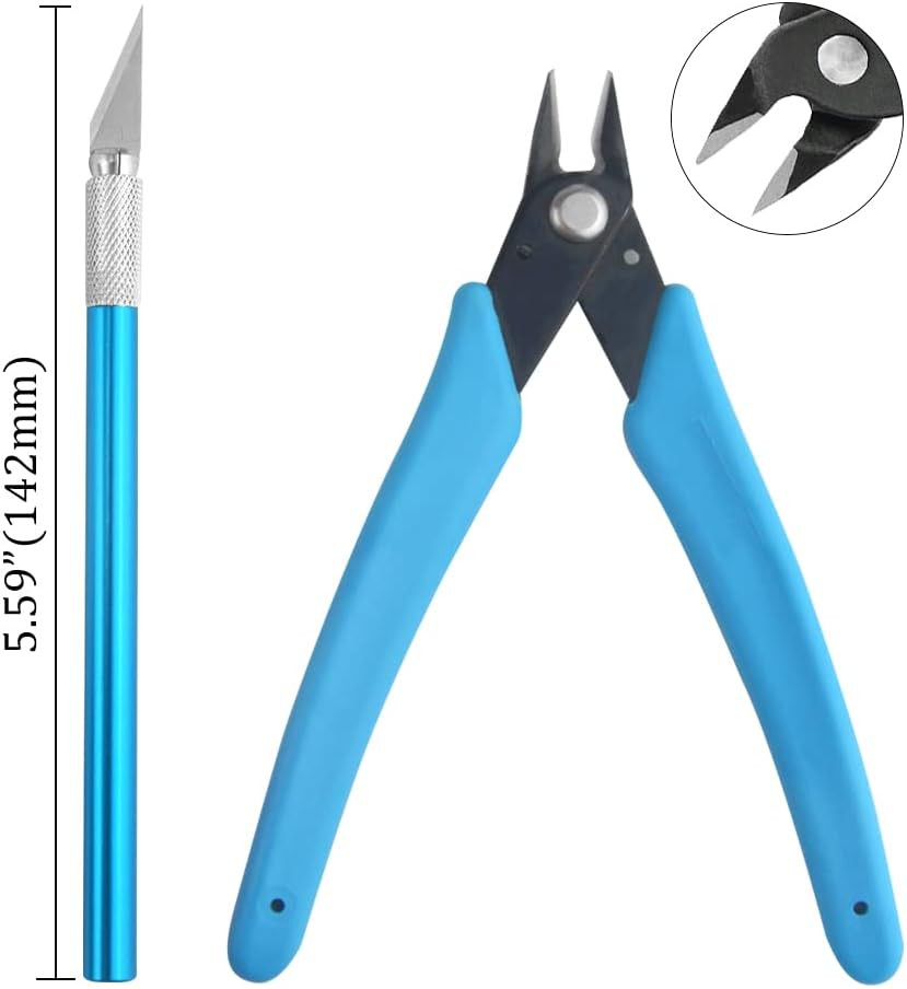 Professional 9 PCS Model Tools Kit Modeler Basic Tools Craft Set Hobby Building